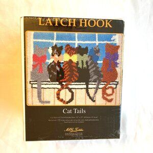 MCG Textiles 2010 Latch Hook Kit 37764 Cat Tails 33x25 Factory Sealed NEW